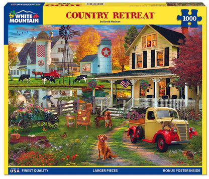 Country Retreat (1831pz) - 1000 Piece Jigsaw Puzzle