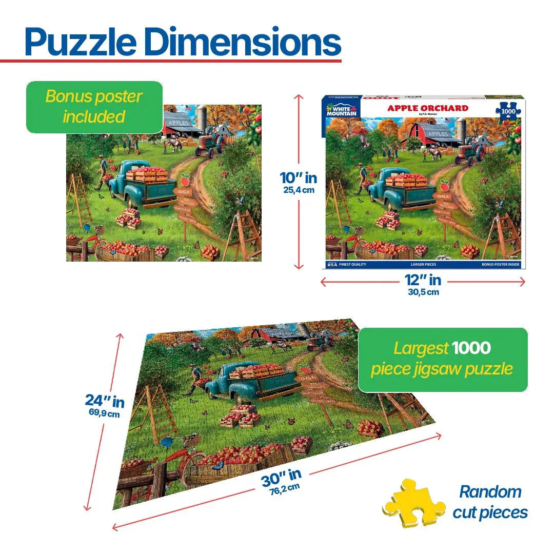 Apple Orchard (2159pz) - 1000 Piece Jigsaw Puzzle