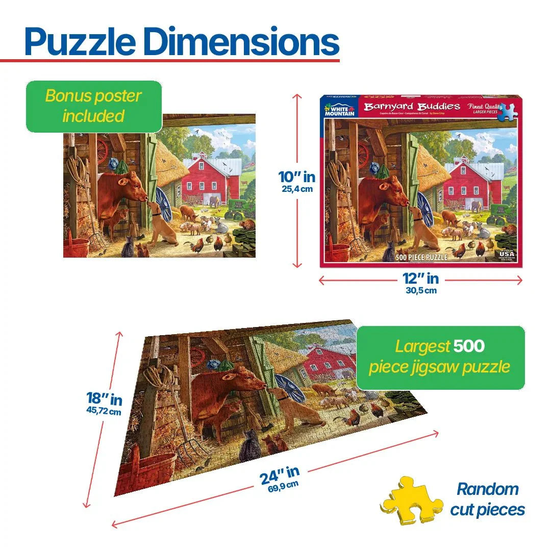 Barnyard Buddies (1254pz) - 500 Pieces