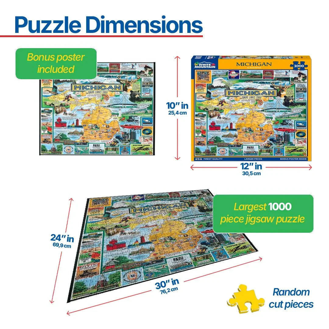 Best of Michigan (127PZ) - 1000 Piece Jigsaw Puzzle