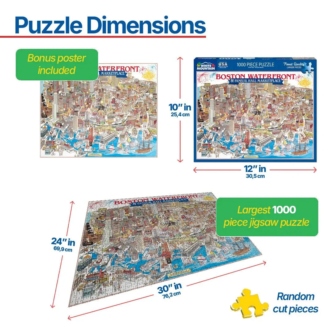Boston, MA (07pz) - 1000 Piece Jigsaw Puzzle