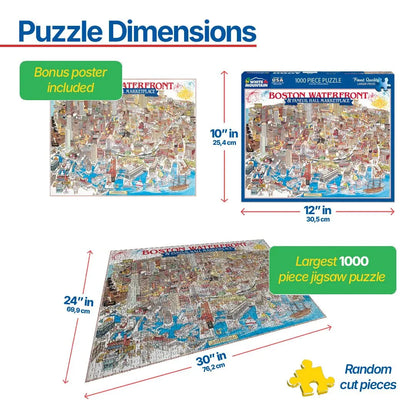 Boston, MA (07pz) - 1000 Piece Jigsaw Puzzle