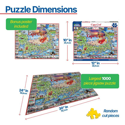 Cape Cod (969pz) - 1000 Piece Jigsaw Puzzle