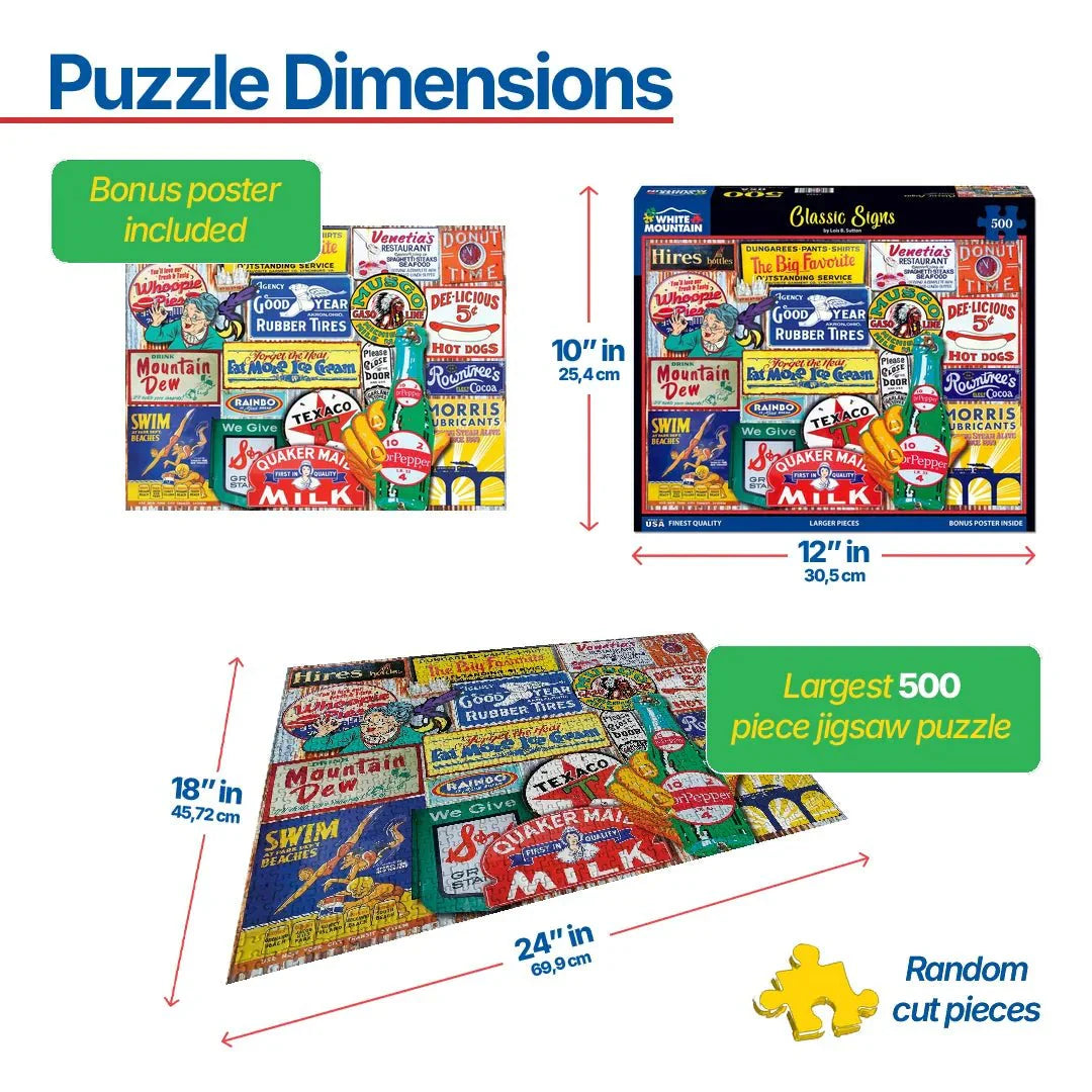 Classic Signs (1589pz) - 500 Pieces
