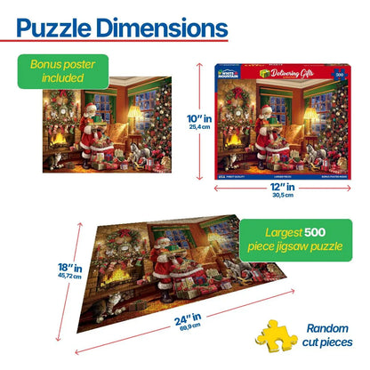 Delivering Gifts (1409pz) - 500 Pieces