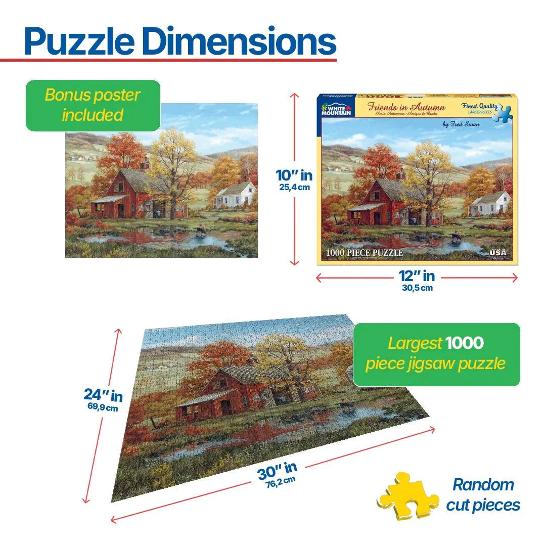 Friends in Autumn (189pz) - 1000 Pieces