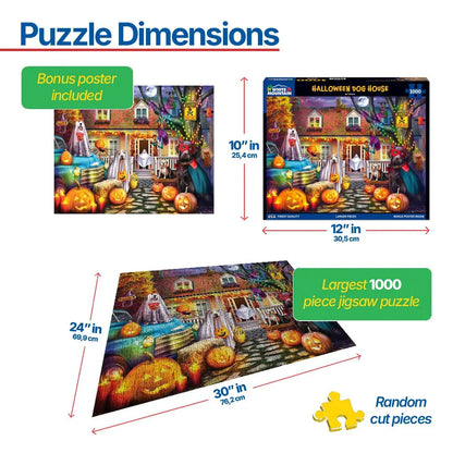 Halloween Dog House (2063pz) - 1000 Piece Jigsaw Puzzle