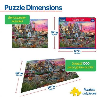 Harbor Inn (1794pz) - 1000 Piece Jigsaw Puzzle