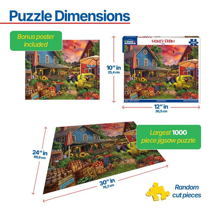 Honey Farm (2099pz) - 1000 Piece Jigsaw Puzzle