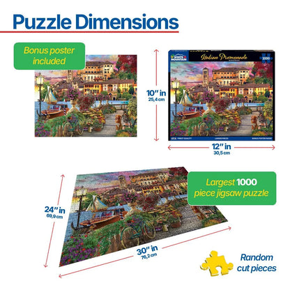 Italian Promenade (1781pz) - 1000 Piece Jigsaw Puzzle