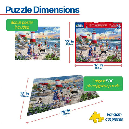 Lighthouse Beach (1478pz) - 500 Pieces