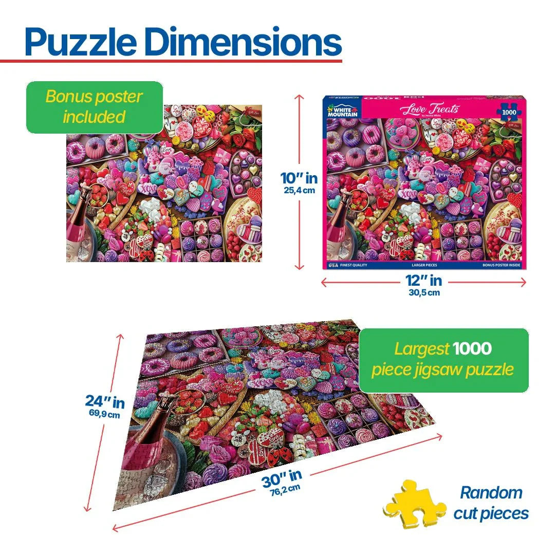 Love Treats (2044pz) - 1000 Piece Jigsaw Puzzle