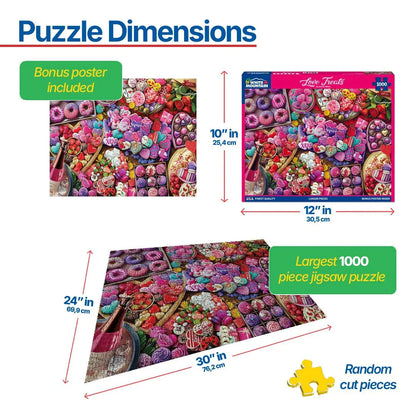 Love Treats (2044pz) - 1000 Piece Jigsaw Puzzle