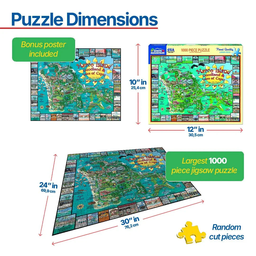 Marco Island, FL (1463pz) - 1000 Piece Jigsaw Puzzle