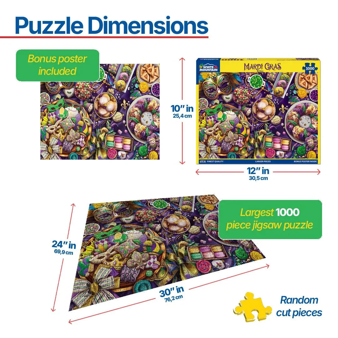 Mardi Gras (2036pz) - 1000 Piece Jigsaw Puzzle
