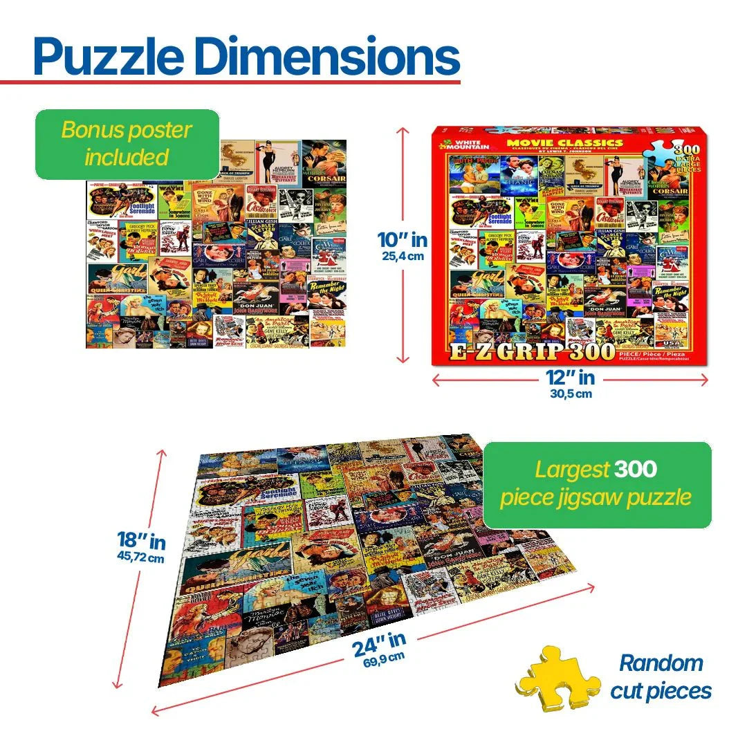 Movie Classics (1156pz) - 300 Piece Jigsaw Puzzle