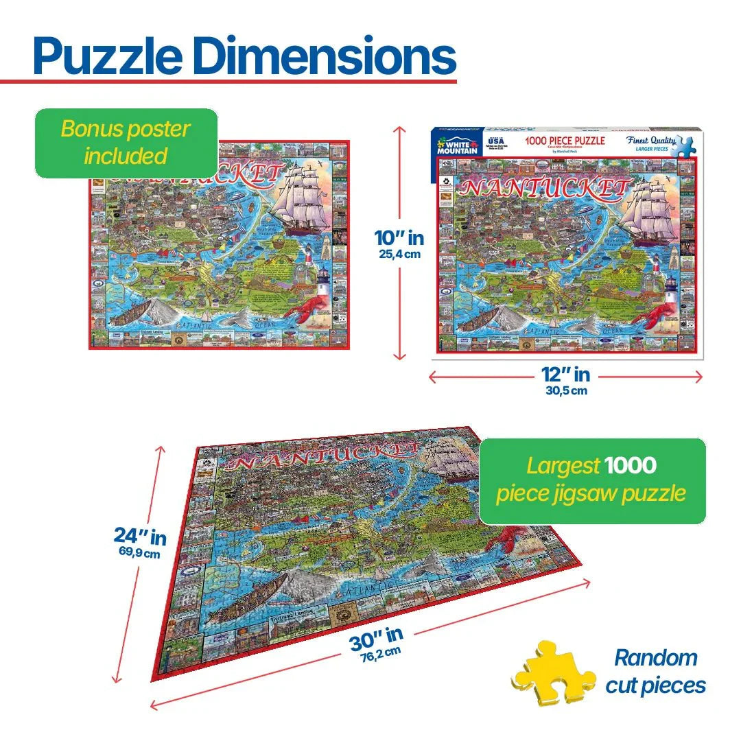 Nantucket, MA (533pz)- 1000 Piece Jigsaw Puzzle