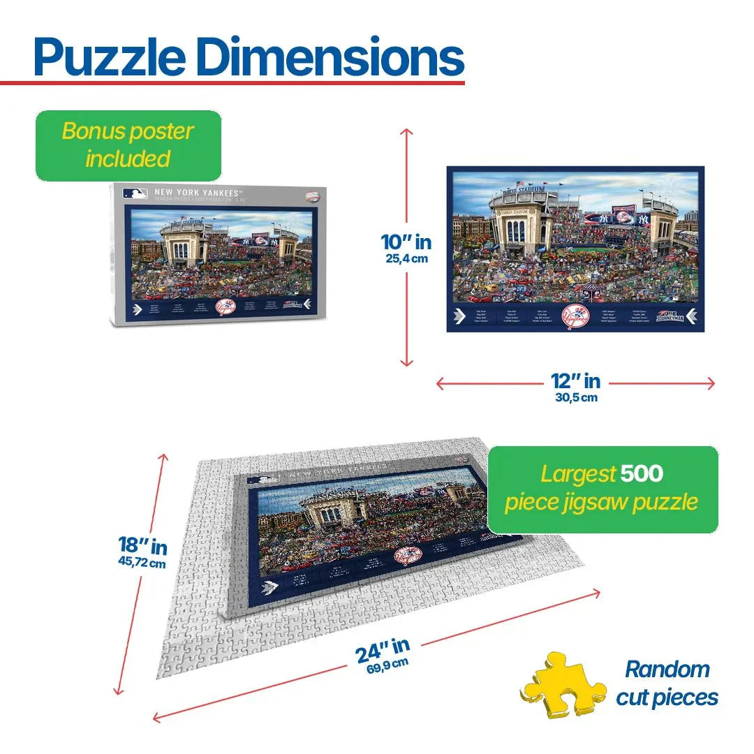 NY Yankees Puzzle (5021275) - 500 Pieces