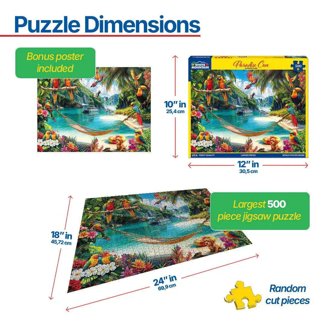 Paradise Cove (2091pz) - 500 Piece Jigsaw Puzzle