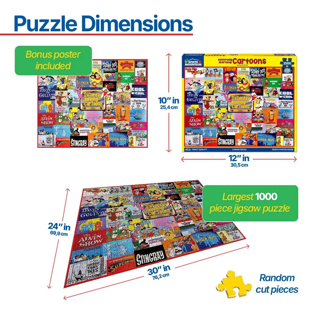 Saturday Morning Cartoons (1481pz) - 1000 Pieces