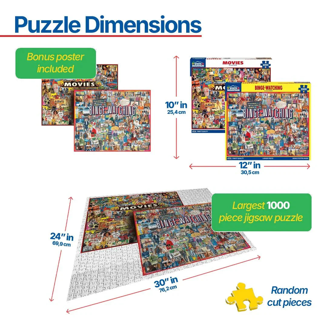 Set of 2: Artist Jim Mellett- Pop Culture Bundle 1000 piece