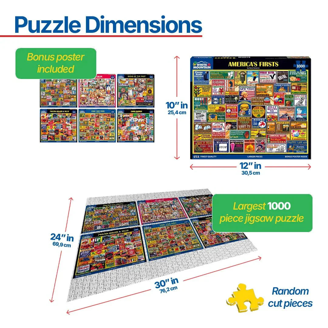 Set of 6: Collage  Bundle 1000 piece