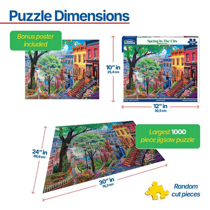 Spring In The City (2024pz) - 1000 Piece Jigsaw Puzzle