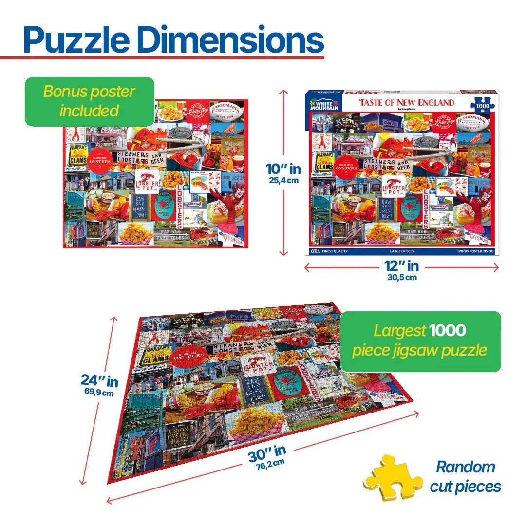 Taste Of New England (2102pz) - 1000 Piece Jigsaw Puzzle
