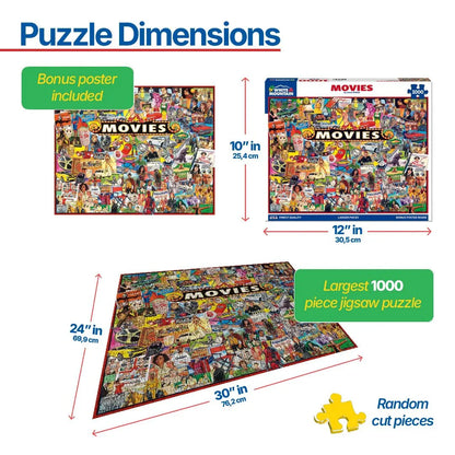 The Movies (1338pz) - 1000 Pieces