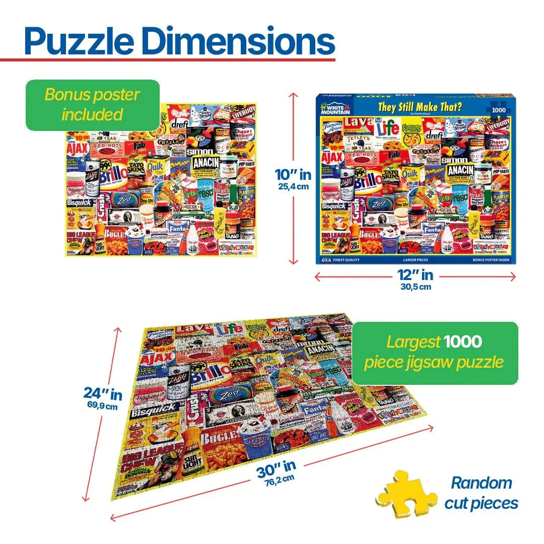They Still Make That? (1901pz) - 1000 Piece Jigsaw Puzzle