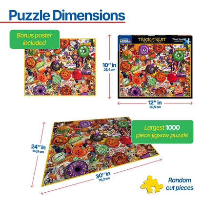 Trick or Treat (1663pz) - 1000 Piece Jigsaw Puzzle