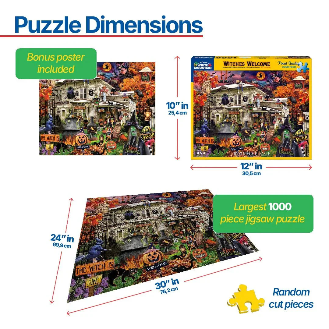 Witches Welcome (1705pz) - 1000 Piece Jigsaw Puzzle