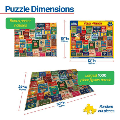 Words Of Wisdom (1607pz) - 1000 Pieces