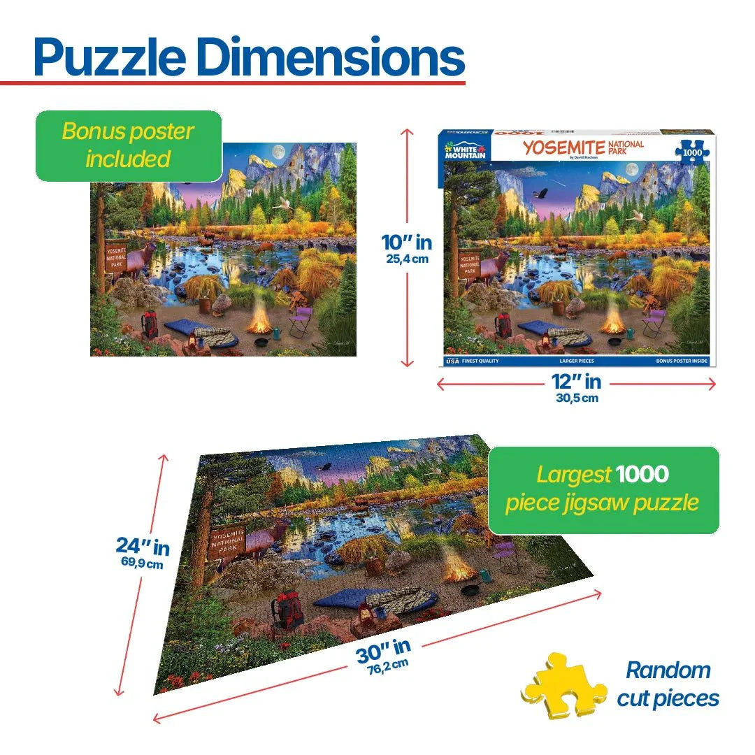 Yosemite (1785pz) - 1000 Piece Jigsaw Puzzle